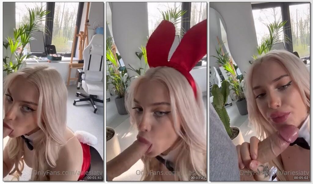 Naughty Bunny Tysria Likes Sucking Dick