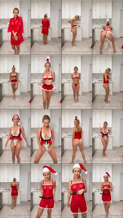 OnlyFans Vicky Stark Christmas Try On Haul Video Leaked