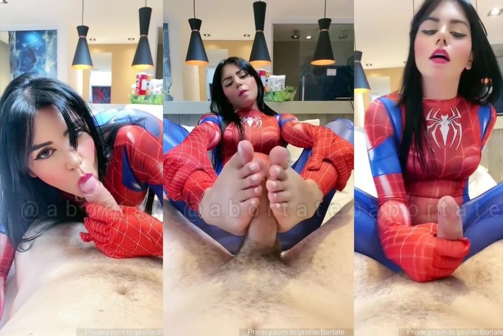 Bianca Alves Spider Girl Blowjob And Footjob Video Leaked