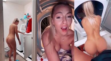 OnlyFans – Therealbrittfit Stuck In Washing Machine Sex Video Leaked