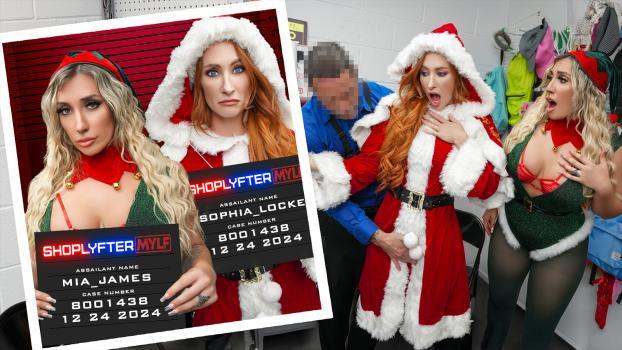 ShoplyfterMylf – Sophia Locke, Mia James – Ho Ho Holiday Thieves