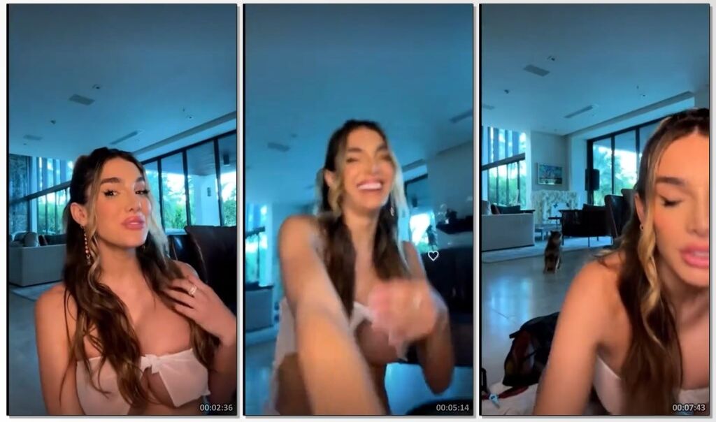 Lyna Perez Nude Dress Cut Nipple Slip OnlyFans