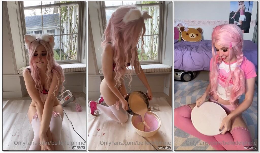 OnlyFans – Belle Delphine Makes A Mould Of Her Pussy