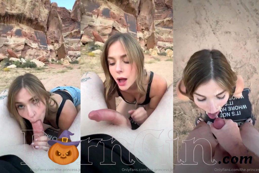 Princess Jess Campsite POV Blowjob And Facial Video Leaked