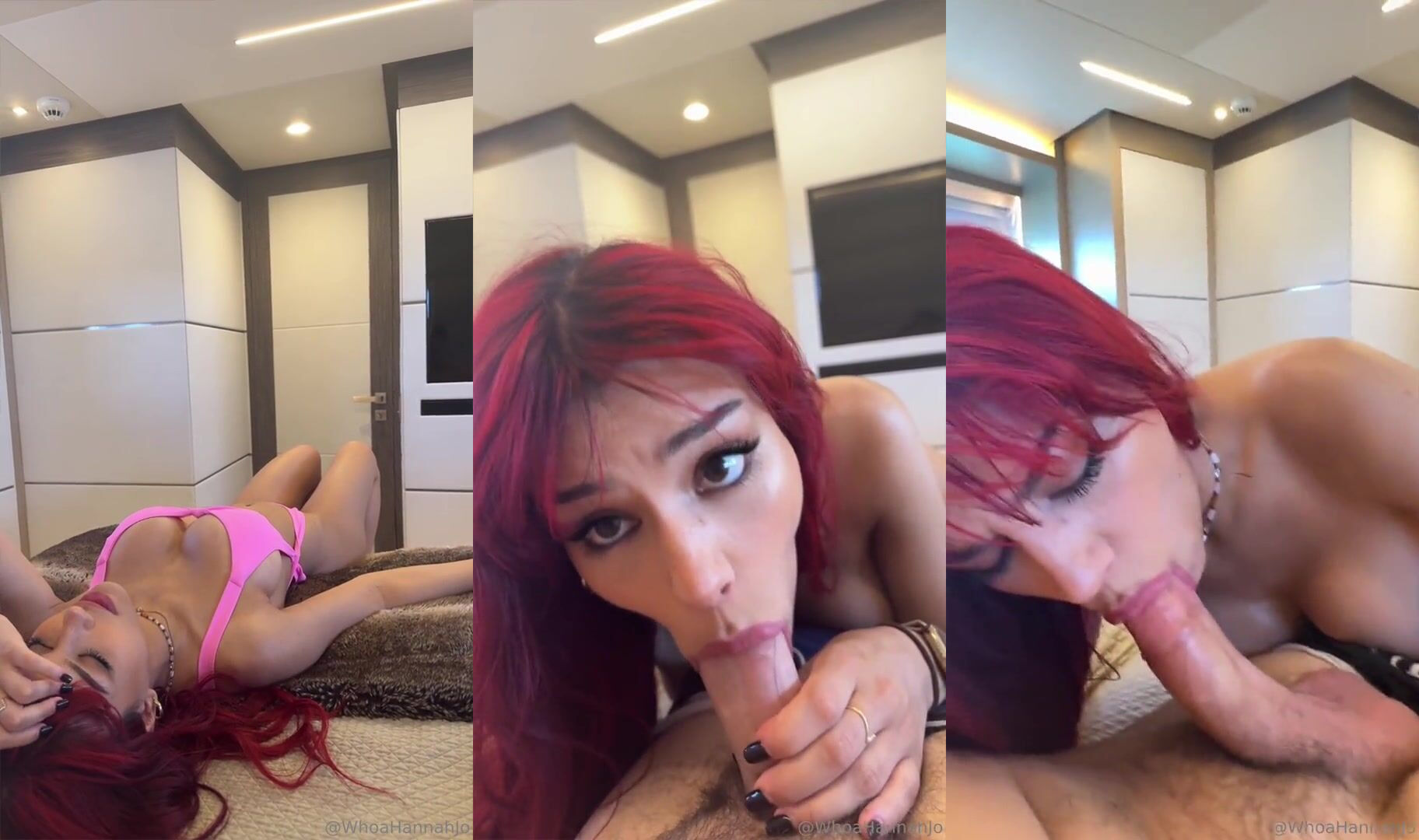 OnlyFans – Hannah Jo's steamy BJ & facial on a cruise ship