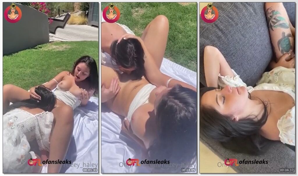 Hazey Haley Lesbian Outdoor Date OnlyFans Video Leaked