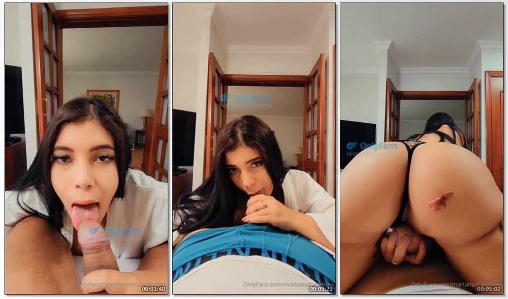 OnlyFans – Marta Maria Santos Sucking and Riding Sex